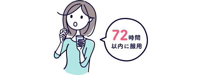 72時間以内に服用