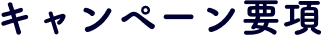 キャンペーン要項